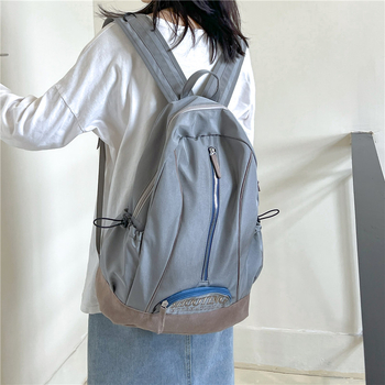 2025. aasta uus K-stiilis Ins stiilis suure mahutavusega keskkooliõpilase põhikooliõpilase kolledžiõpilase seljakott tikitud seljakott trendikas