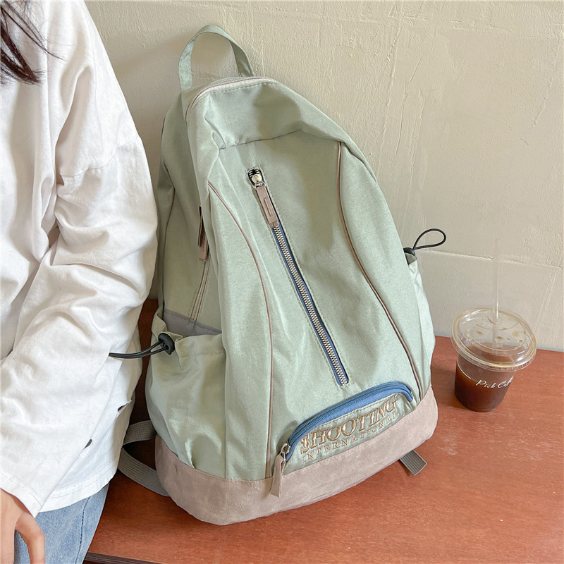2025. aasta uus K-stiilis Ins stiilis suure mahutavusega keskkooliõpilase põhikooliõpilase kolledžiõpilase seljakott tikitud seljakott trendikas
