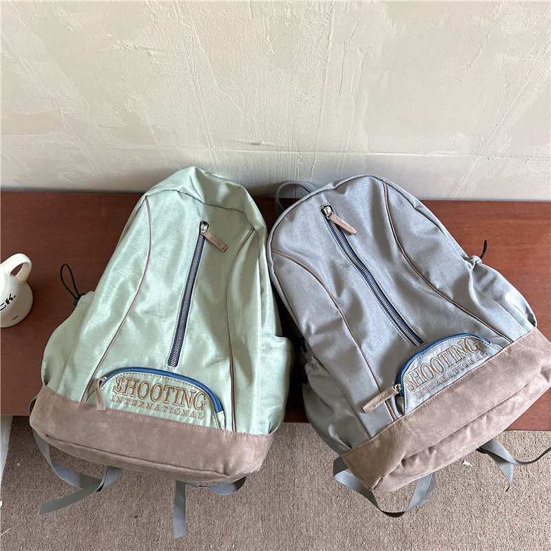 2025. aasta uus K-stiilis Ins stiilis suure mahutavusega keskkooliõpilase põhikooliõpilase kolledžiõpilase seljakott tikitud seljakott trendikas