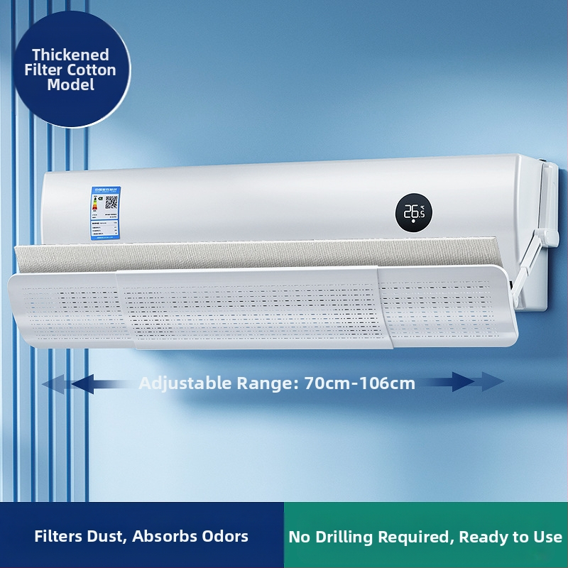 Gamyklinis ištraukiamas oro kondicionieriaus vėjo deflektorius nuo tiesioginio pūtimo, oro kondicionieriaus vėjo deflektorius, valymo vėjo deflektorius, didmeninė prekyba