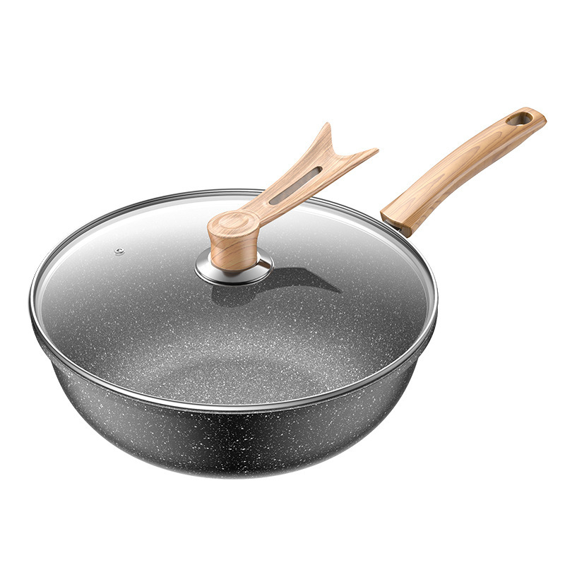 Maifanite mittenakkuva panni majapidamises wok-wok-wok-raud-pann induktsioonpliit sobib pannile spetsiaalne gaasipliidi jaoks