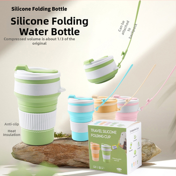 Kaasaskantav silikoonist kokkupandav veekruus, õues kasutatav matkakruus, mahlakruus, kontorikohvikruus, teleskoopkruus, suuveekruus