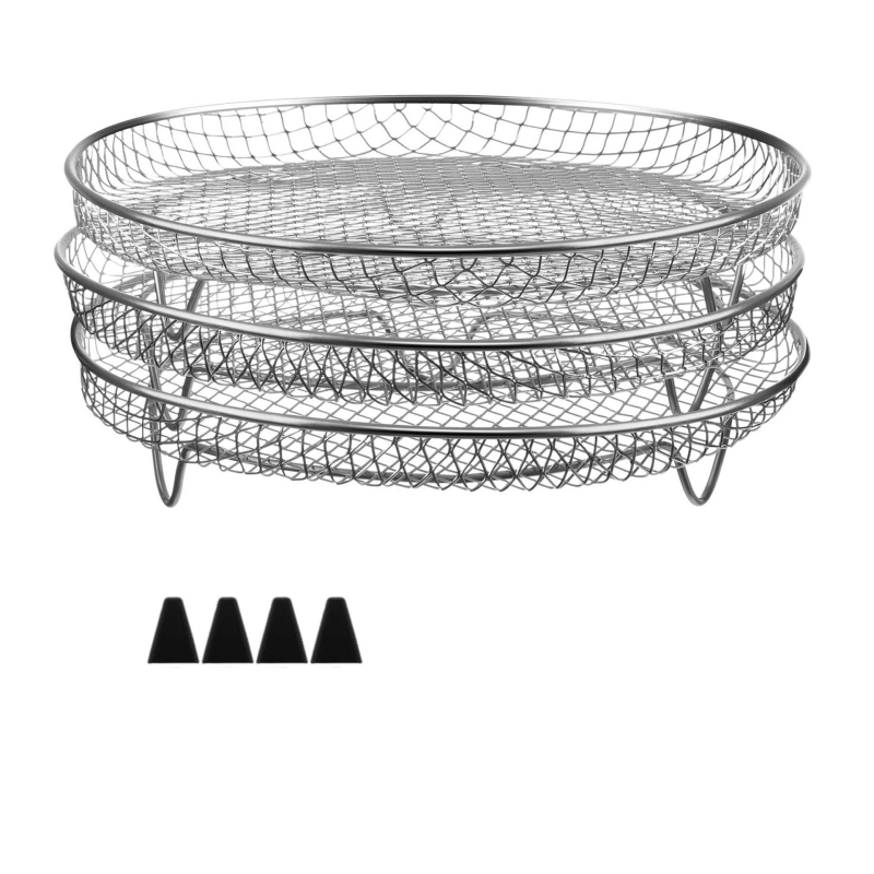 Πολυλειτουργική φριτέζα αέρα από ανοξείδωτο ατσάλι 304, ειδικά αξεσουάρ τριών στρώσεων, σχάρα ατμού για ψησίματα, πολυστρωματική σχάρα γενικής χρήσης