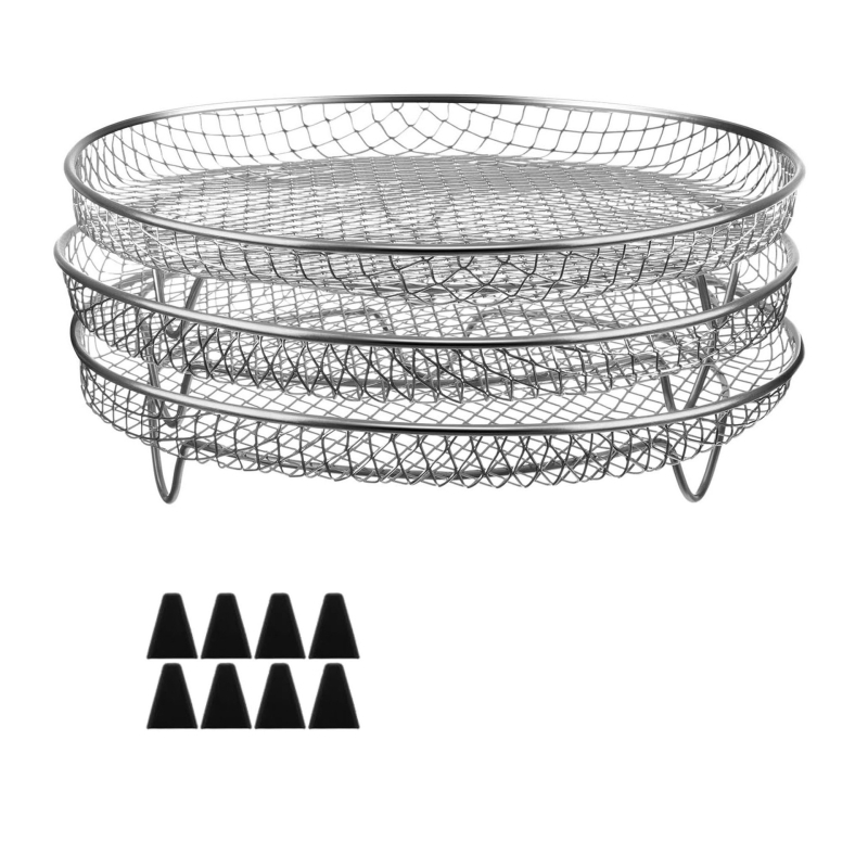 Πολυλειτουργική φριτέζα αέρα από ανοξείδωτο ατσάλι 304, ειδικά αξεσουάρ τριών στρώσεων, σχάρα ατμού για ψησίματα, πολυστρωματική σχάρα γενικής χρήσης