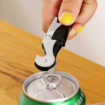 Πολυλειτουργικό ανοιχτήρι μπουκαλιών κρασιού από ανοξείδωτο ατσάλι Πολυλειτουργικό μαχαίρι ιππόκαμπου Μαχαίρι κρασιού Ανοιχτήρι μπουκαλιών Κατσαβίδι μπύρας