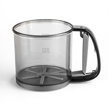 sandėlyje rankinis pusiau automatinis miltų sietas buitinis sijotuvas sijotuvas sijotuvas kepimo įrankis nuotėkis