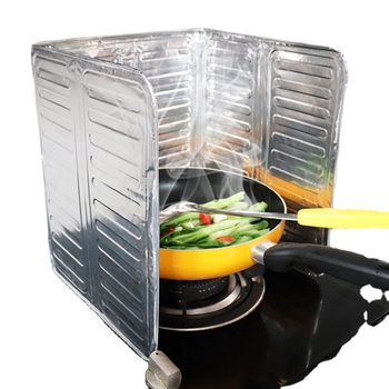 Virtuvės alyvos pertvaros aliuminio folijos eksportas Japoniškas ugniai atsparus lipdukas virtuvės viryklei, atsparus alyvai, purslų alyvos pertvara