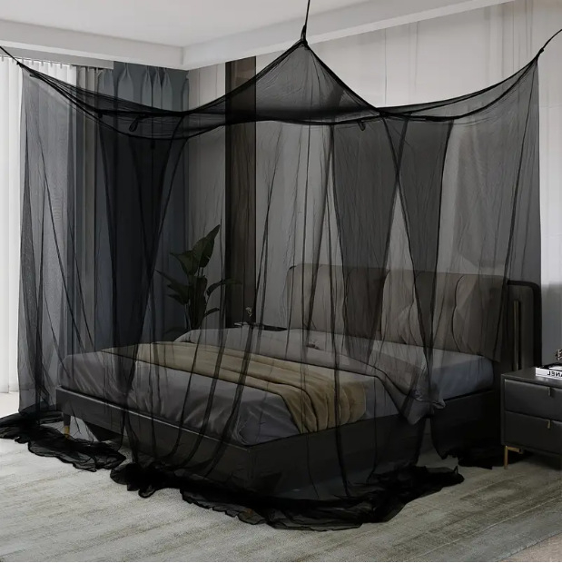 Amazoni majapidamises kasutatav nelja nurga võrgust sääsevõrk, paigaldusvaba, tolmukindel, helde, neljaukseline sääsevõrk tehase hulgimüügist