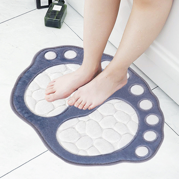 TEMU „Explosions“ neslystantis vonios kilimėlis pėdoms yra sandėlyje. SHEIN veikiančio koralinio vilnos reljefinis 3D sustorintas vonios kilimėlis.