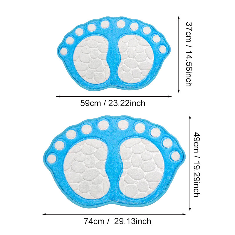 TEMU „Explosions“ neslystantis vonios kilimėlis pėdoms yra sandėlyje. SHEIN veikiančio koralinio vilnos reljefinis 3D sustorintas vonios kilimėlis.