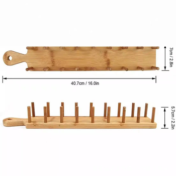 Ράφι για τηγανίτες από μπαμπού σε απόθεμα, ξύλινος δίσκος για μπουρίτο μεξικανικού πάρτι, σχάρα για τηγανίτες μπανάνας και τάκος καλαμποκιού από μασίφ ξύλο