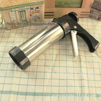 Πιστόλι μπισκότου εργαλείο κέικ ψήσιμο diy πιστόλι ζαχαροπλαστικής ακροφύσιο ζαχαροπλαστικής κρέμα πιστόλι σφολιάτας καλούπι