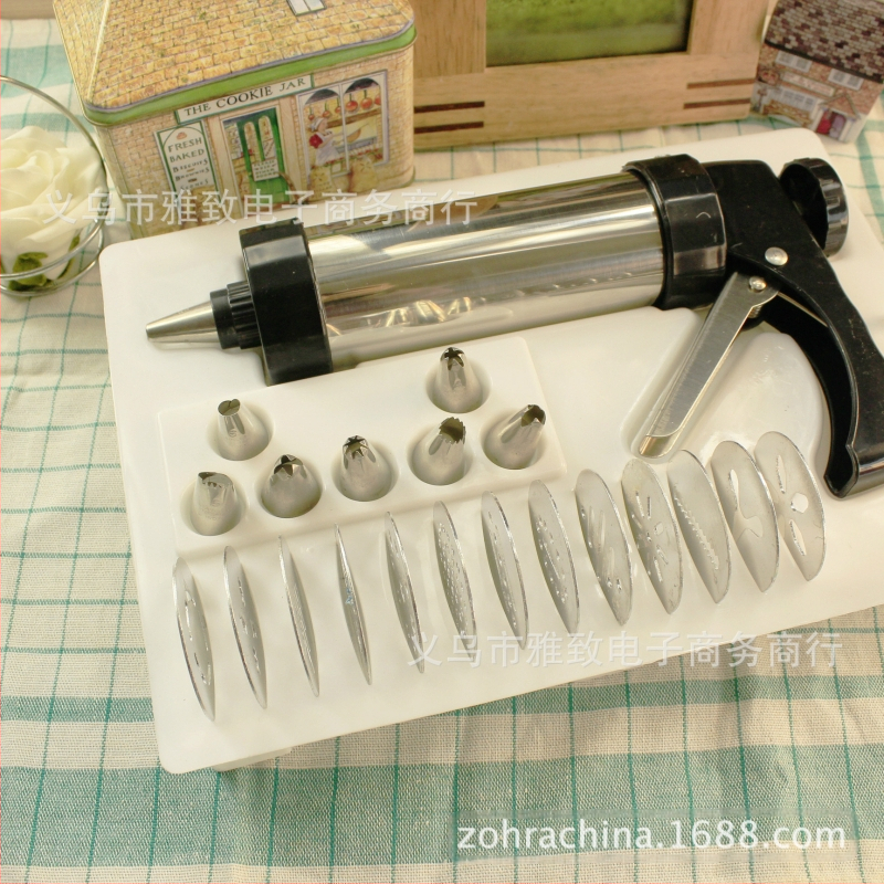 Küpsis küpsisepüstol koogitööriist küpsetamise isetegemise kondiitripüstol koogikondiitri otsik lehttainapüstol vorm