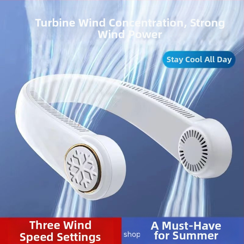 T30 lumehelbekaelaga ventilaator külmutusseadmetele, labadeta kaasaskantav mini vaikne igapäevane välistingimustes kasutatav väike ventilaator