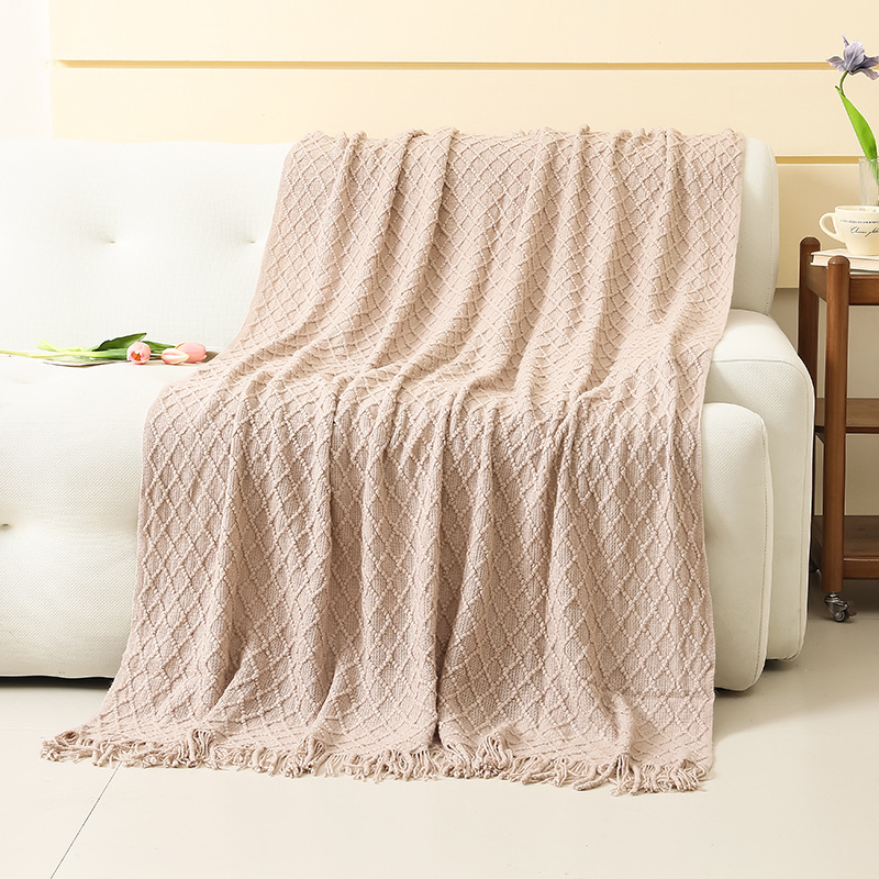 Piiriülene kevadkontori uinakute tekk diivanil konditsioneeriga kootud tekk vaba aja veetmise tekk tekk ülipehme