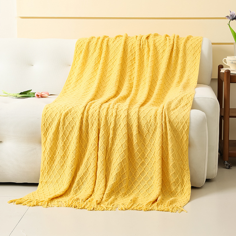 Piiriülene kevadkontori uinakute tekk diivanil konditsioneeriga kootud tekk vaba aja veetmise tekk tekk ülipehme