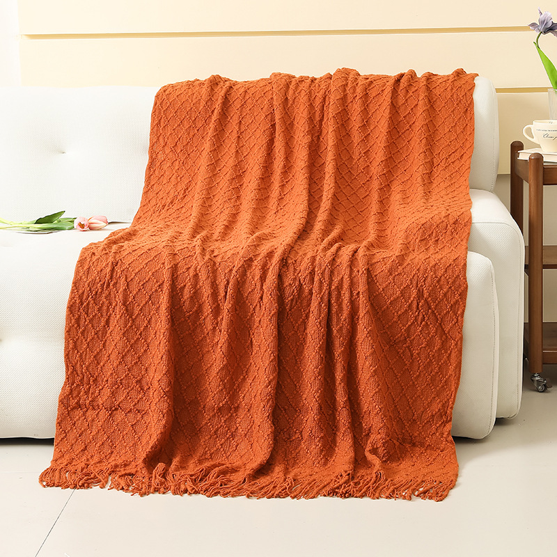 Piiriülene kevadkontori uinakute tekk diivanil konditsioneeriga kootud tekk vaba aja veetmise tekk tekk ülipehme