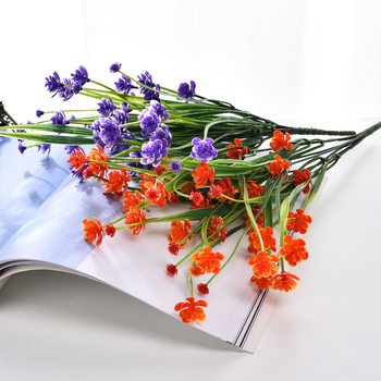 Amazon plastmasas 7 zaru pavasara zāles kamēlijas imitēta mākslīgā zieda narcises podos puķu kompozīcijas aksesuāri rotājumi vairumtirdzniecība