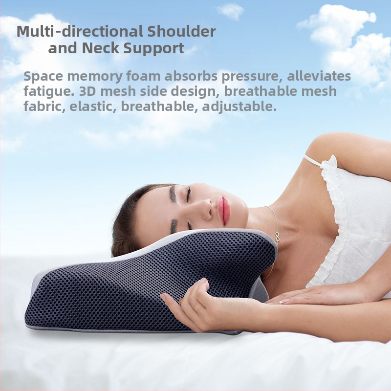 Възглавница Amazon Butterfly Възглавница с памет Butterfly Бавно отскачане Възглавница за врата за възрастни с нулево налягане Хотелска възглавница Възглавница за шийните прешлени
