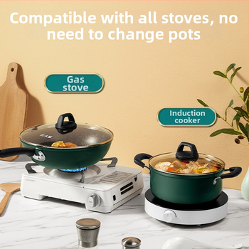 Cooker King Maifanite Color Soup Pot Ultra Light Αντικολλητική Κατσαρόλα Universal για Επαγωγική Κουζίνα Αερίου