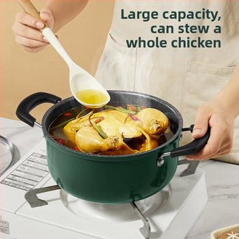 Cooker King Maifanite Color Soup Pot Ultra Light Αντικολλητική Κατσαρόλα Universal για Επαγωγική Κουζίνα Αερίου