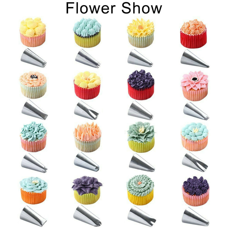 „Amazon“ perkamiausias 301 dalių tortų kepimo rinkinys su torto besisukančiu padėklu, torto dekoravimo burnos dekoravimo maišeliu