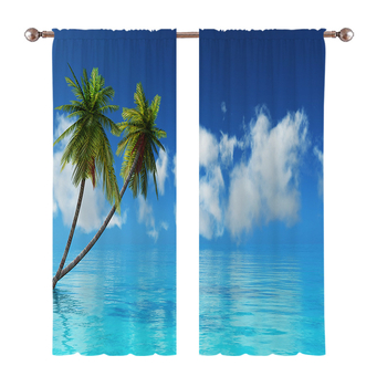 2 tk tehase otsekaubandusest piiriüleselt mitmevärviliste maastikuliste väliskardinate jaoks, kerge luksuslik tuul elutuppa, magamistuppa