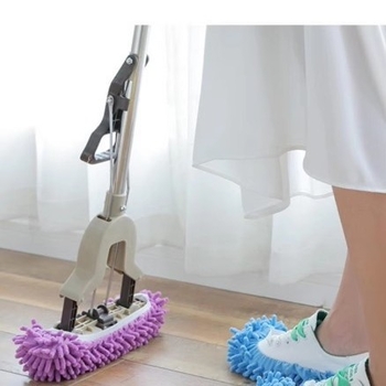 „Chenille Lazy Mop Mop“ batų užvalkalas, švarus grindų nuimamas šlepečių užvalkalas, nutildytų šlepečių užvalkalas, didmeninė prekyba