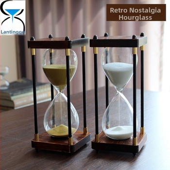 Retro smėlio laikrodis 30 minučių laiko skaičiavimo stiklinis svetainės dekoravimas kūrybingas namų dekoravimas aukštos klasės dovana mylėtojo gimtadienio dovana