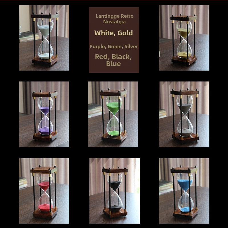 Ретро пясъчен часовник 30 минути времеизмерващо стъкло хол креативна декорация за дома висок клас подарък подарък за рожден ден на влюбен