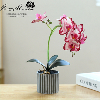 Dirbtiniai falenopsių orchidėjų bonsai, realistiški gėlių tiekėjai tiesiogiai iš gamintojo, namų dekoracijos, tiesioginis pristatymas, dirbtiniai vazoniniai augalai, dirbtinės gėlės