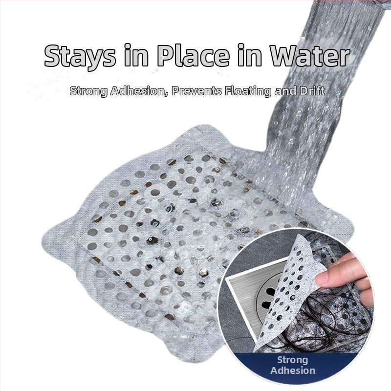 Pastă de sifon pentru podea, de unică folosință, autoadezivă, cu cuvântul câmp, anti-colmatare, rezistentă la insecte, pentru baie, filtru de chiuvetă de bucătărie