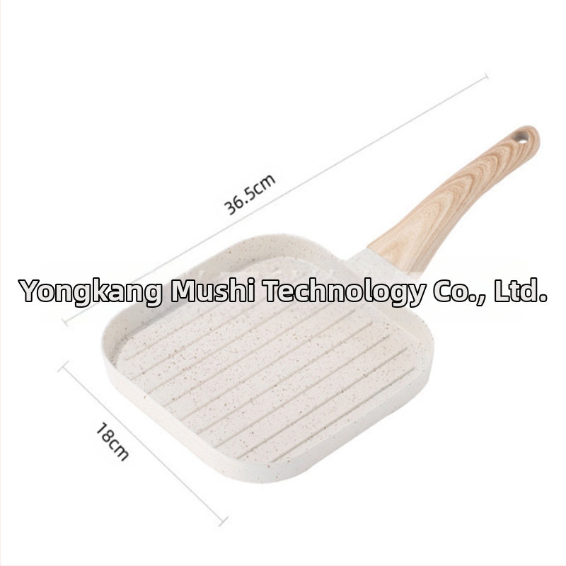 Домашен тиган Maifan Stone Kitchen Tigan Незалепващ тиган с четири отвора, тиган за пържени яйца, тиган за закуска с яйца, сандвичи, тиган за пържоли