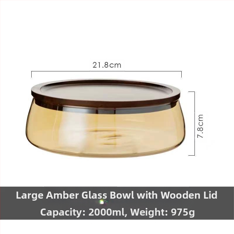 Πιάτο φρούτων από γυαλί από ξύλο ακακίας Πιάτο φρούτων Ξύλινο κουτί αποθήκευσης καραμελών Πιάτο αποξηραμένων φρούτων Κουτί αποθήκευσης σαλονιού Πιάτο σνακ