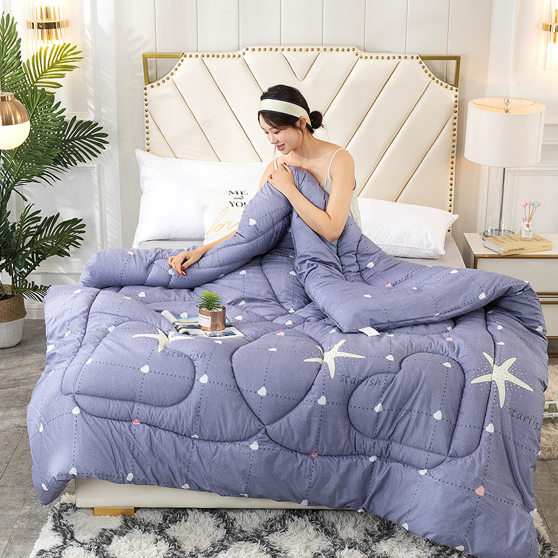 Didmeninė prekyba viešbučio žieminiu sutirštintu pavasario ir rudens antklode, žieminiu antklode, medvilniniu antklodės šerdies dovanų antklode, studentų bendrabučio antklode