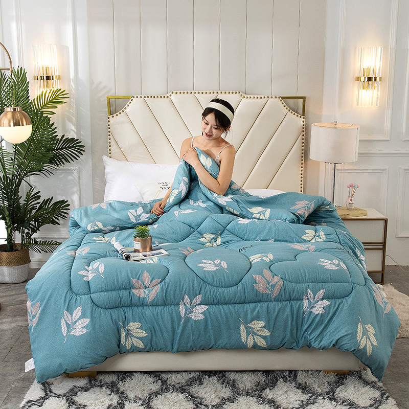 Didmeninė prekyba viešbučio žieminiu sutirštintu pavasario ir rudens antklode, žieminiu antklode, medvilniniu antklodės šerdies dovanų antklode, studentų bendrabučio antklode