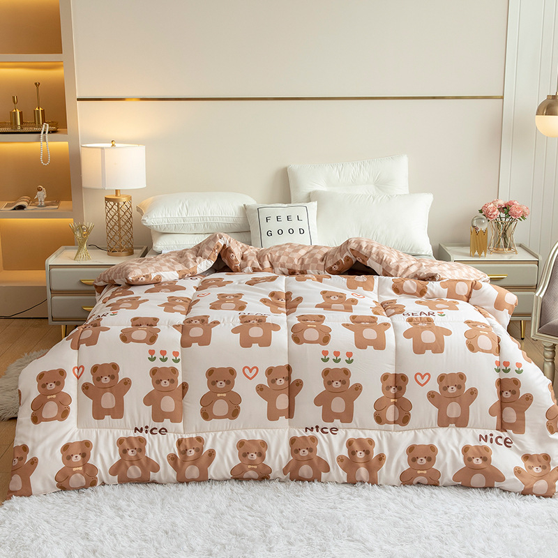 Didmeninė prekyba viešbučio žieminiu sutirštintu pavasario ir rudens antklode, žieminiu antklode, medvilniniu antklodės šerdies dovanų antklode, studentų bendrabučio antklode