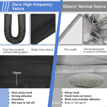 „Amazon“ karšto išpardavimo oro kondicionavimo žarnos dangtelis, žarnos apsauginis dangtelis, dulkių dangtelis, žarnos išmetimo vamzdžio šilumos izoliacijos dangtelis