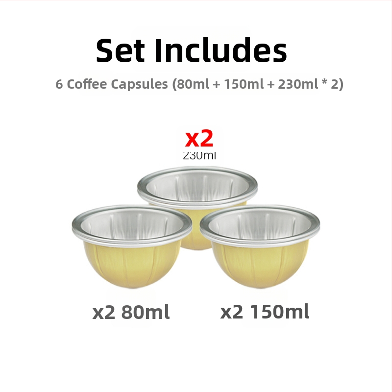 Suderinama su „Nespresso Vertuo“ nerūdijančio plieno kavos kapsule. „Pasidaryk pats“ perdirbamas kavos kapsulės korpusas.