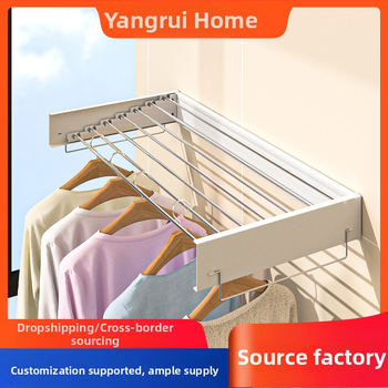 Piiriülene eksklusiivne peidetud riidepuu vannitoa käterätikuivati multifunktsionaalne kokkupandav riidepuu vannitoa ripatskuivatamine