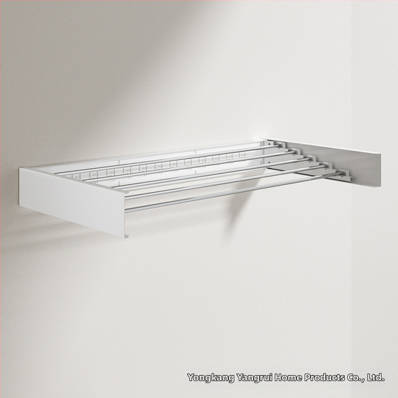 Piiriülene eksklusiivne peidetud riidepuu vannitoa käterätikuivati multifunktsionaalne kokkupandav riidepuu vannitoa ripatskuivatamine