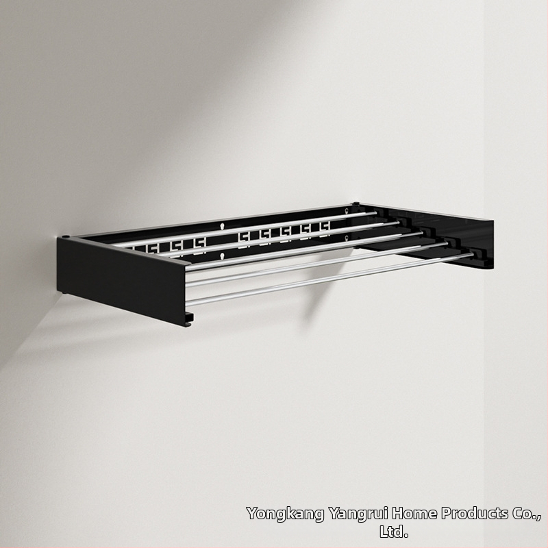 Piiriülene eksklusiivne peidetud riidepuu vannitoa käterätikuivati multifunktsionaalne kokkupandav riidepuu vannitoa ripatskuivatamine