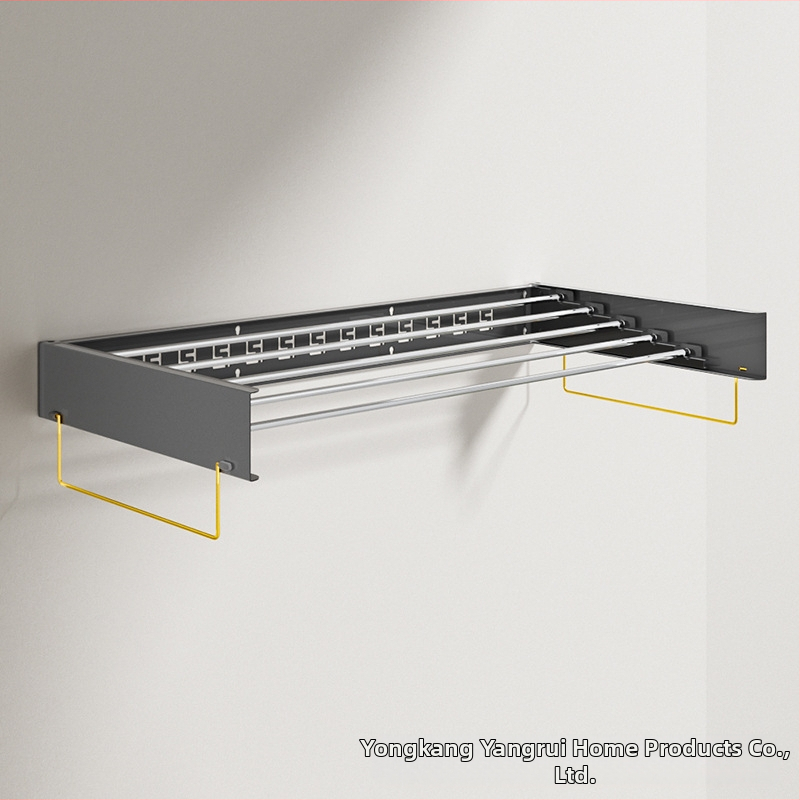 Piiriülene eksklusiivne peidetud riidepuu vannitoa käterätikuivati multifunktsionaalne kokkupandav riidepuu vannitoa ripatskuivatamine