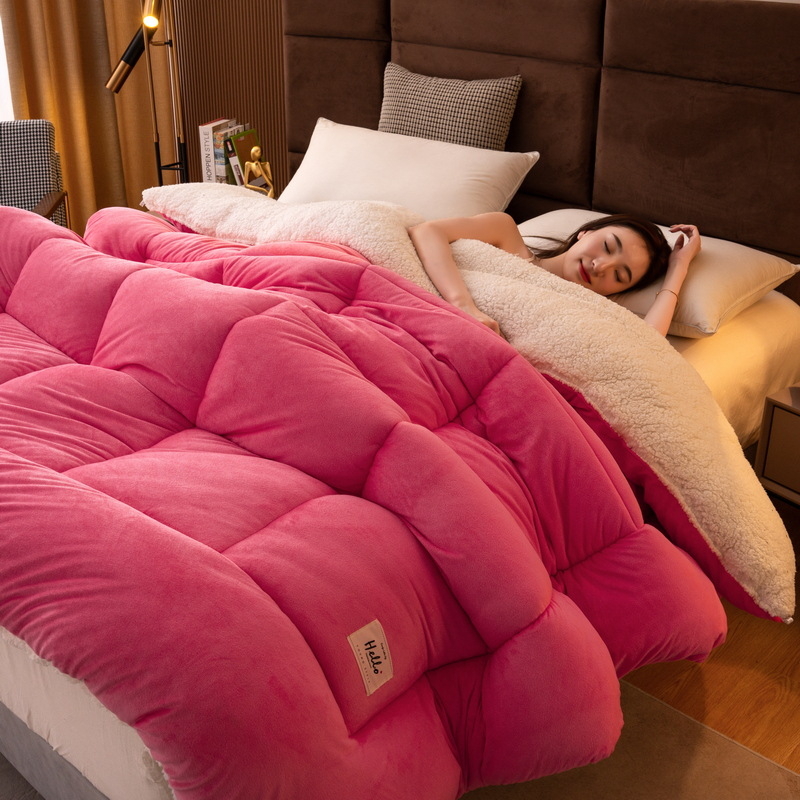 Tarpvalstybinė ėrienos aksomo antklodė, pieno aksomo šerdis, tiesioginis platinimas, dvipusė sustorinta aksomo antklodė, studentų bendrabučio patalynė