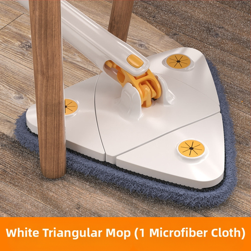 Tinginio rankomis plaunama trikampė šluostė, 360 laipsnių kampu besisukanti, automatinė vandens sukimo sistema, daugiafunkcis lubų stiklo valymo artefaktas