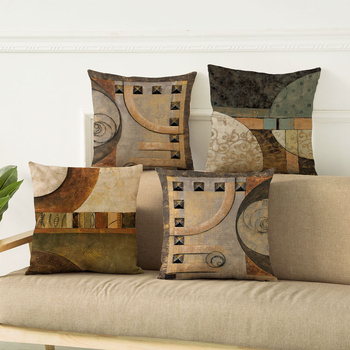 Tehase otsemüük Retro moodne linane diivanipadi Põhjamaade autopadjakate Geomeetriline abstraktne piiriülene kuummüügimudel