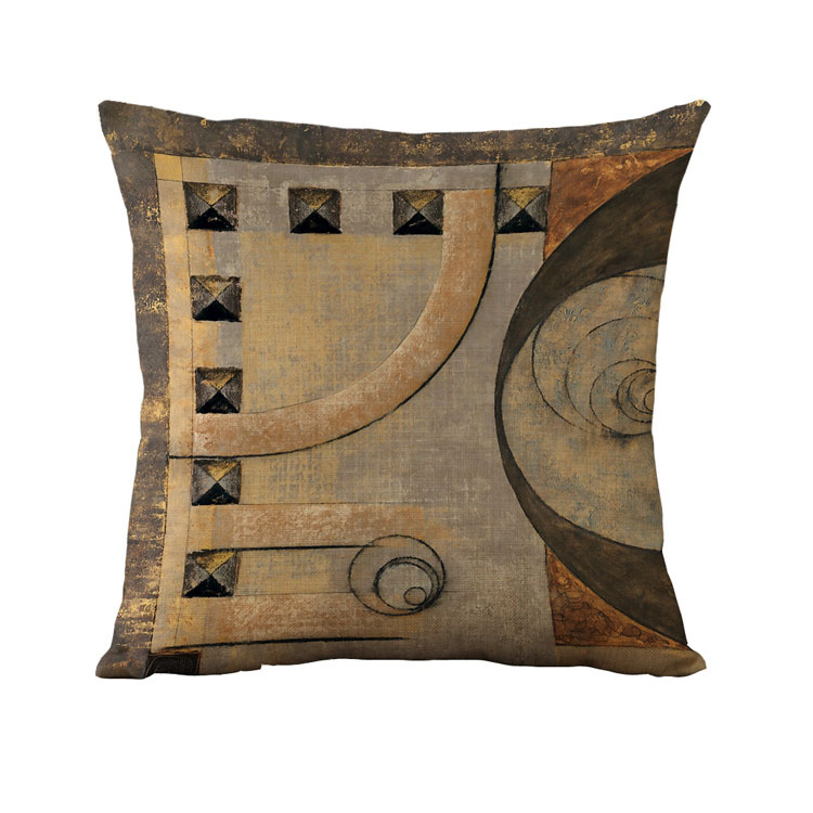 Tehase otsemüük Retro moodne linane diivanipadi Põhjamaade autopadjakate Geomeetriline abstraktne piiriülene kuummüügimudel