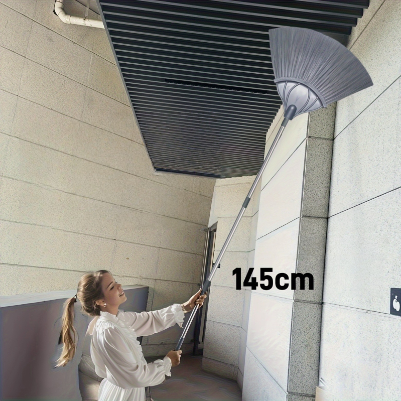 Vėduoklės formos voratinklio šluota, aukštų sienų, lubų, lubų kampų plyšių dulkių šalinimo įrankis