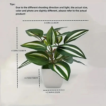 Φυτά σε γλάστρες Wind Leaf, Σκανδιναβικά ψεύτικα λουλούδια σε γλάστρες, Διακοσμήσεις σαλονιού, Διακόσμηση τραπεζιού εστιατορίου