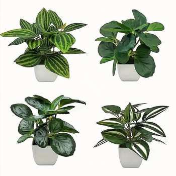 Φυτά σε γλάστρες Wind Leaf, Σκανδιναβικά ψεύτικα λουλούδια σε γλάστρες, Διακοσμήσεις σαλονιού, Διακόσμηση τραπεζιού εστιατορίου